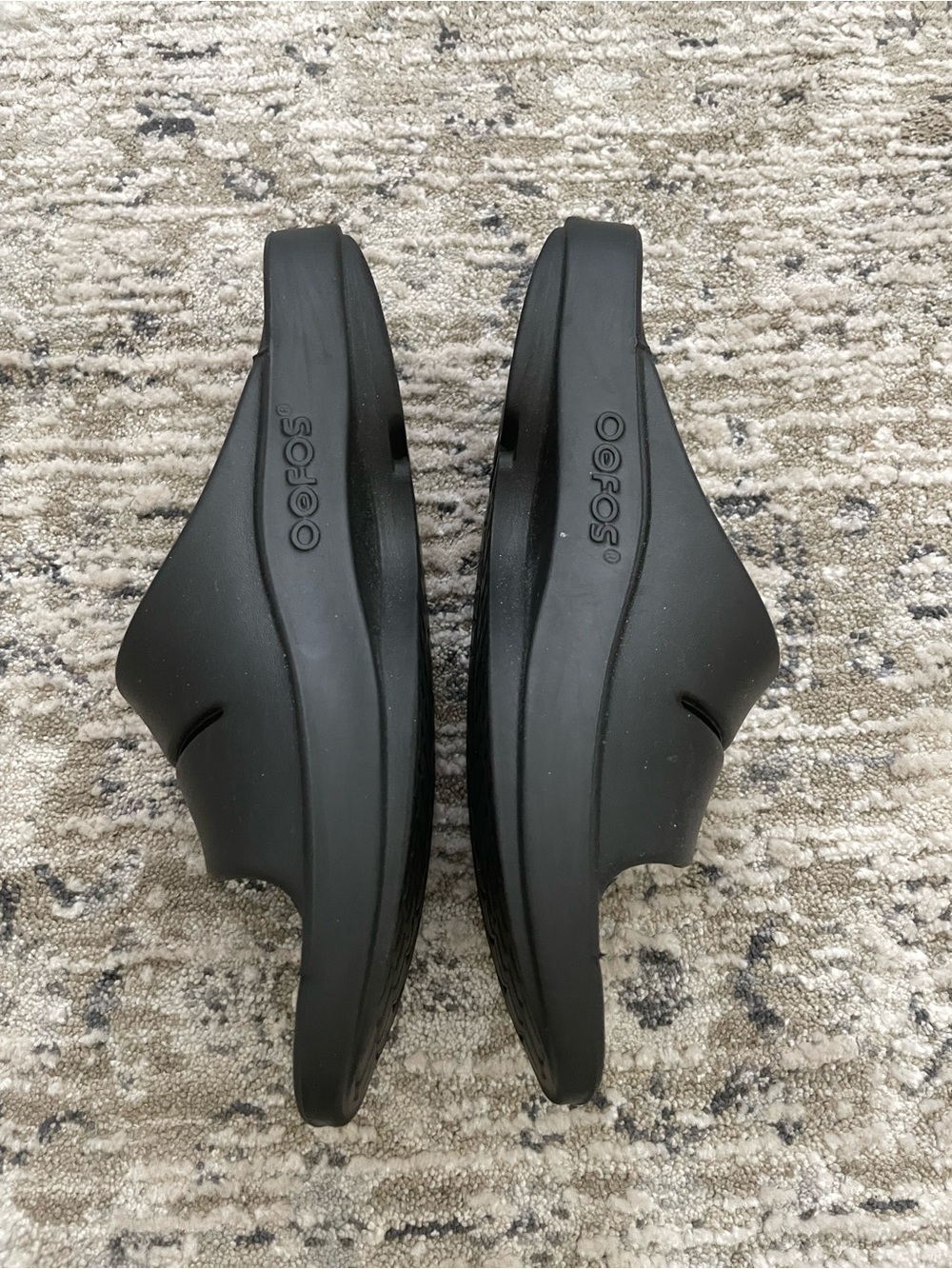 Oofos Recovery Slide Sandals Black ooahh Women’s Size 9 - Picture 2 of 7